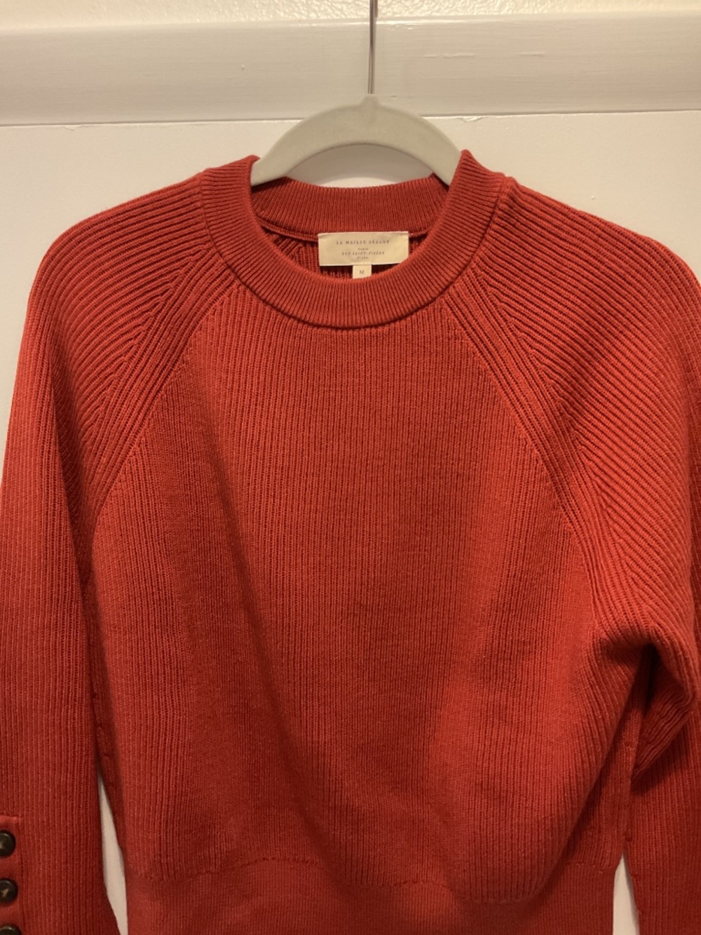 Sezane Sami Sweater, Rosewood color, Size Medium - Picture 5 of 6